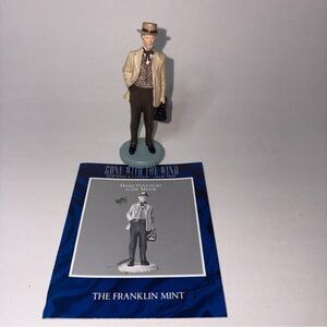Gone With The Wind Dr. Meade 3.75” Figurine 1990 Franklin Mint Harry Davenport